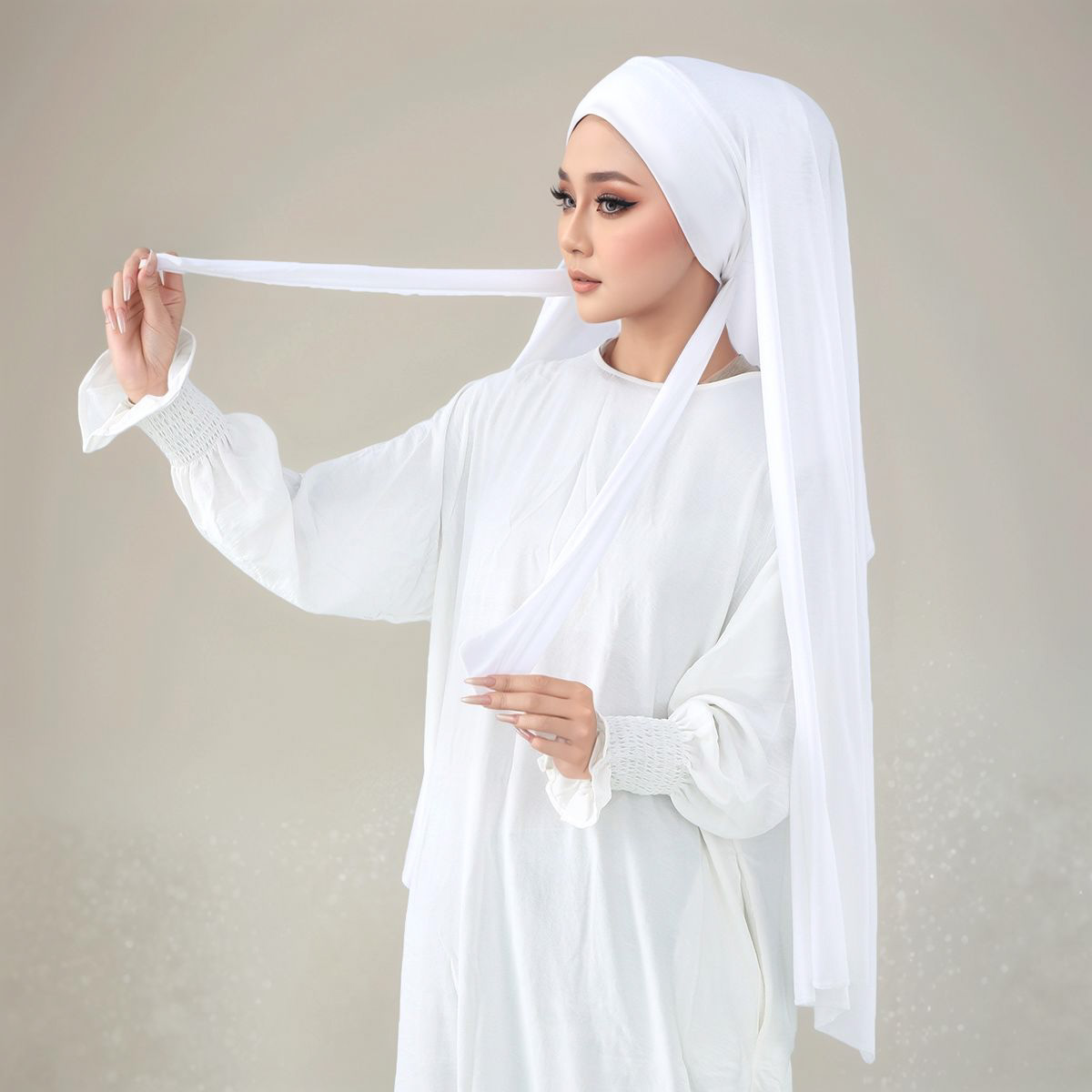 ฮิญาบสำเร็จรูปผ้าเจอร์ซีย์ยืดห - Baby Products Malaysia บทวิจารณ์และราคา